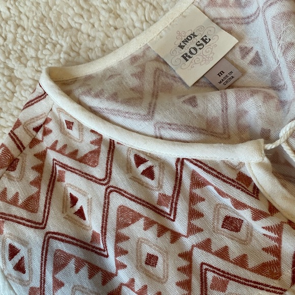 NWOT - Knox Rose - long sleeve peasant blouse - Picture 4 of 6